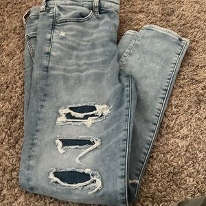 American Eagle Next Level Stretch Distresses Parch Jeans siz 8 skinny